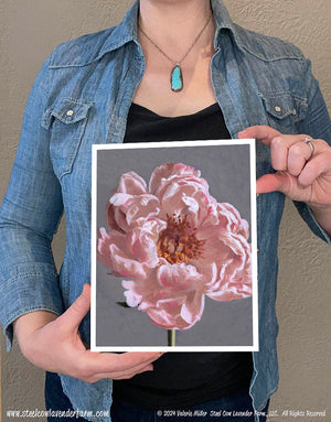 Coral Charm Peony (Canvas and Paper Print)