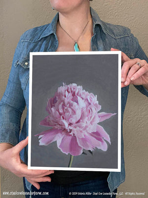 Edulis Supurba Peony (Canvas and Paper Print)