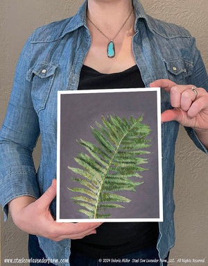 Fern (Canvas and Paper Print)