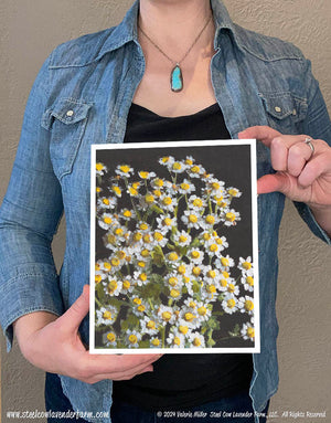 Feverfew (Canvas and Paper Print)