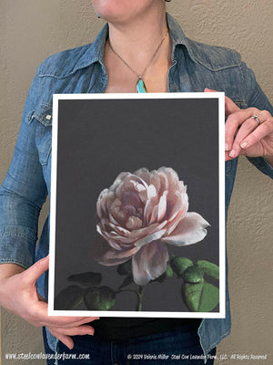 Rose 2 (Canvas and Paper Print)