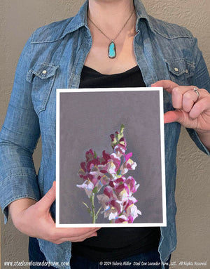 Snapdragons (Canvas and Paper Print)